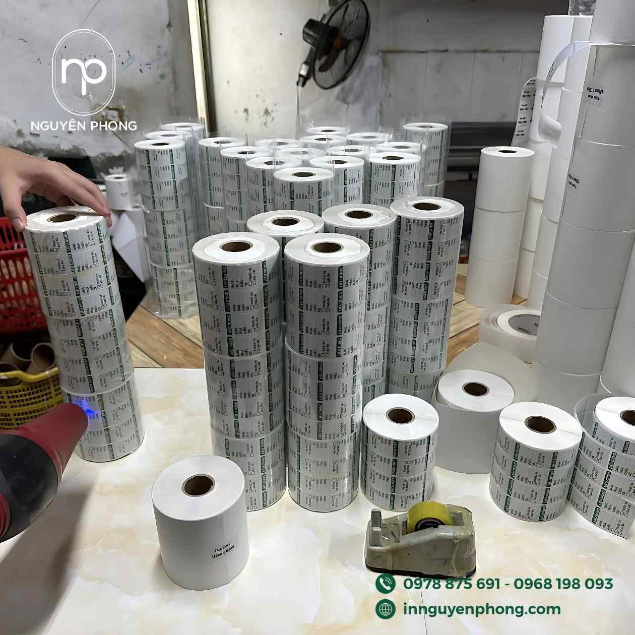 Mẫu in tem chia liều cho nhà thuốc